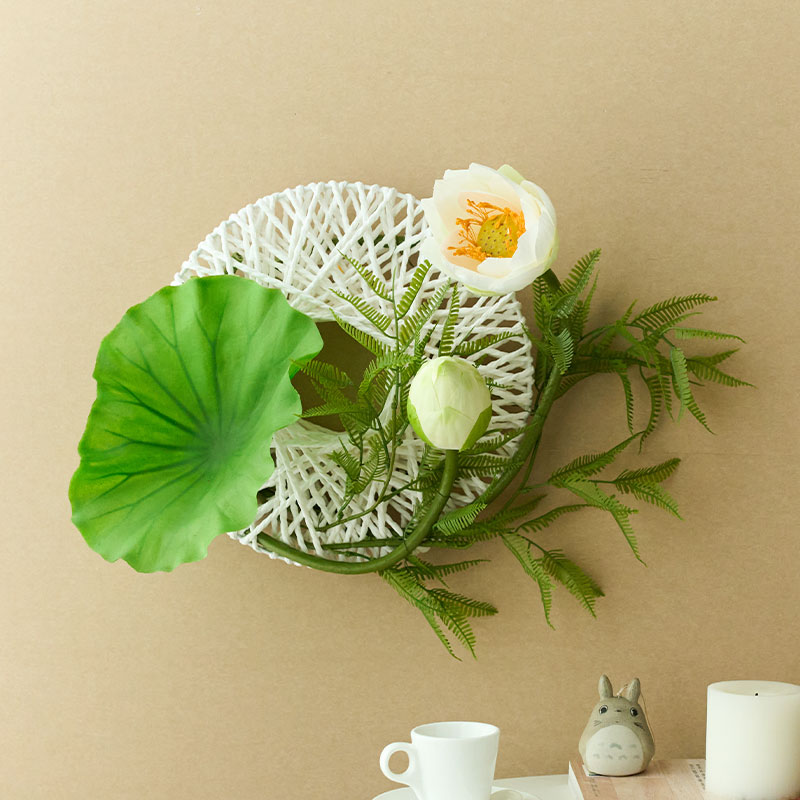 小清新创意壁挂装饰仿真花假绿植客厅卧室餐厅墙面改造氛围感挂饰