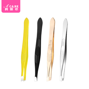 J2眉夹E2AH4un081 拔毛钳拔胡子夹子脸部修眉钳子小眉夹修眉工具