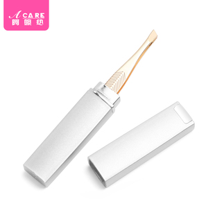 J2眉夹E2BD9un081 修眉毛夹小镊子斜口拔鼻毛工具眉毛平口钳子夹