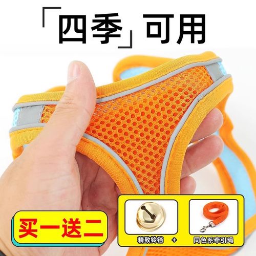 外出英短防挣脱猫猫用品牵引绳