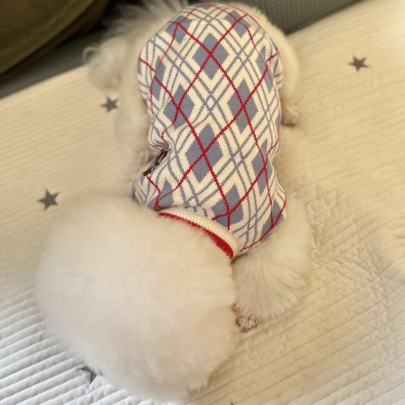 比熊犬专用毛线毛衣2023新款