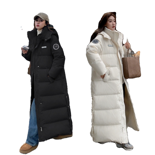 东北极寒羽绒棉服女2025新款长款过膝到脚踝棉袄爆款中戏艺考棉衣