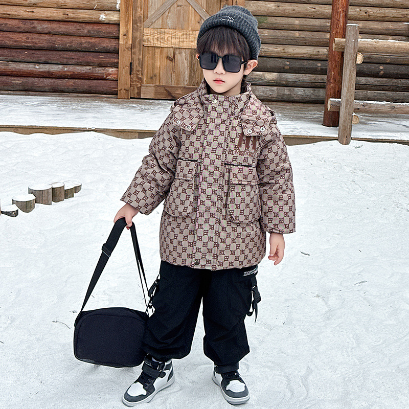 男童羽绒服2025新款洋气儿童冬季