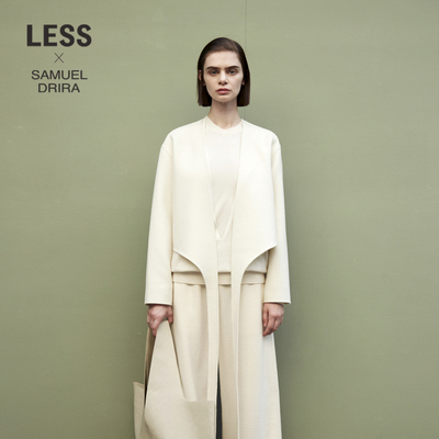 【LESSxSamuel】冬绵羊毛毛呢设计感短外套2NB612160