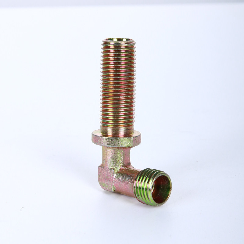 货车卡车气管接头大梁弯通接头铁刹车气管分泵总泵外丝弯头带帽