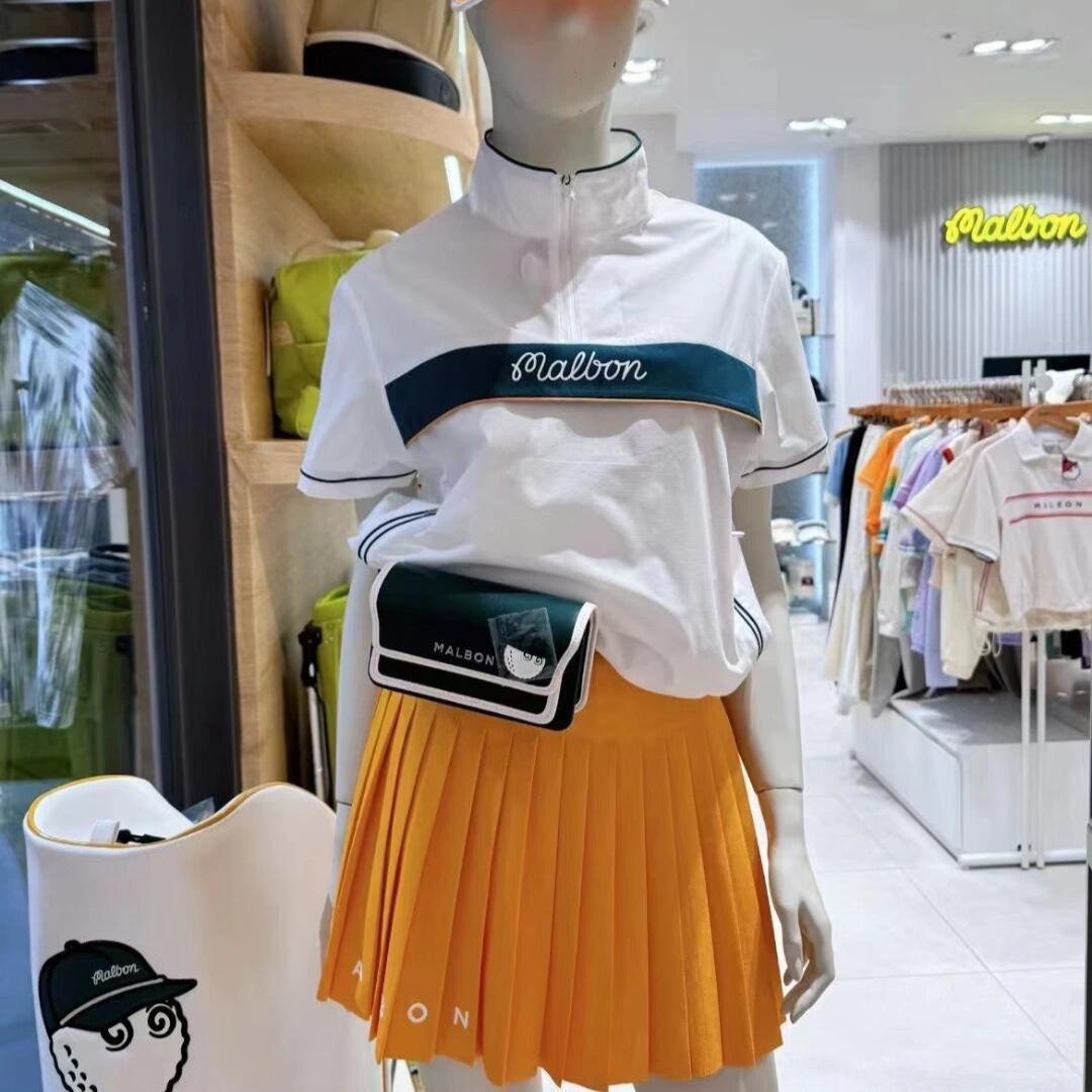 韩国MALBON高尔夫球服女士短袖