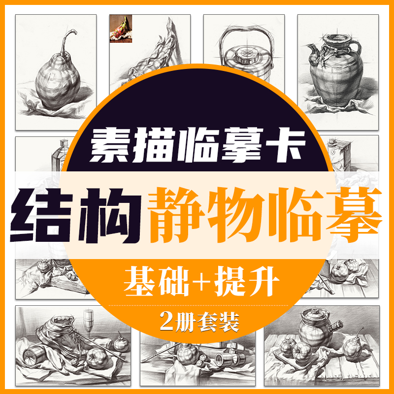 正版素描单体静物结构组合