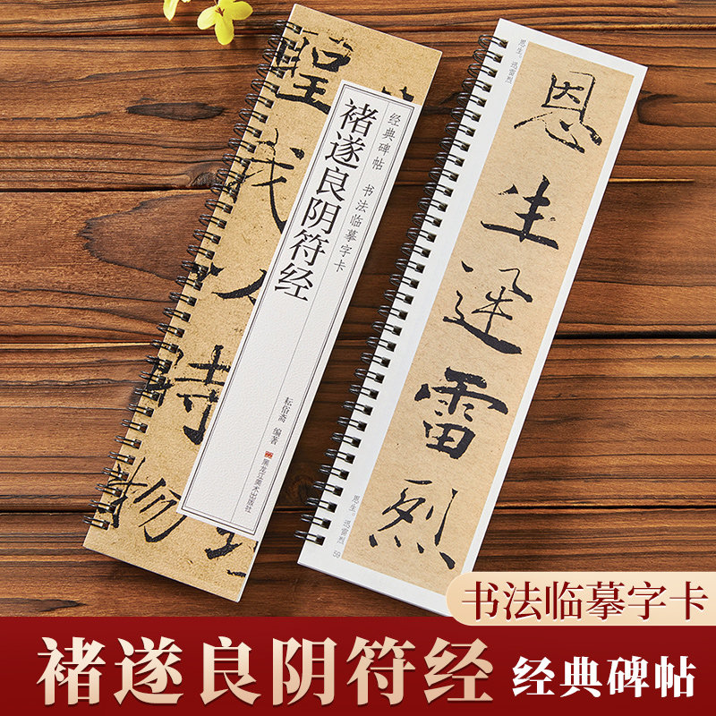 唐褚遂良阴符经字帖大楷墨迹本倪宽赞雁塔圣教序碑帖书法临摹字卡原大版近距离临帖卡原帖成人楷体书毛笔书法字帖