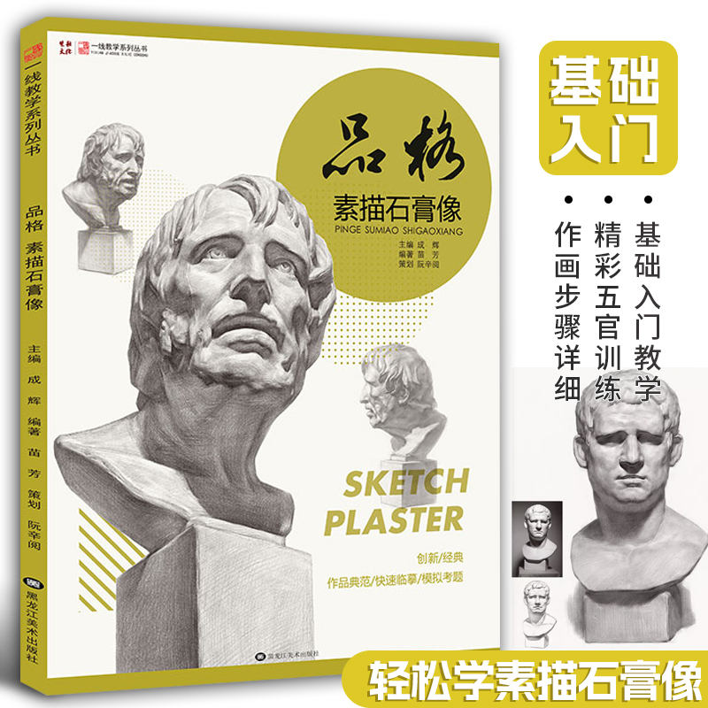 品格素描石膏像一线教学苗芳编