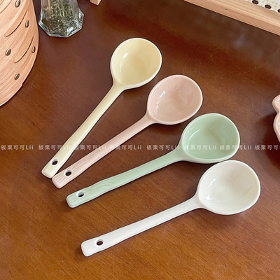 ins风高颜值糖果色饭勺