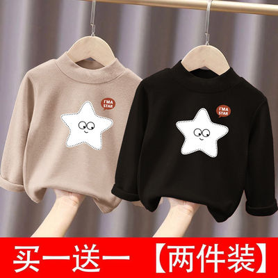 德绒男童打底衫上衣长袖洋气