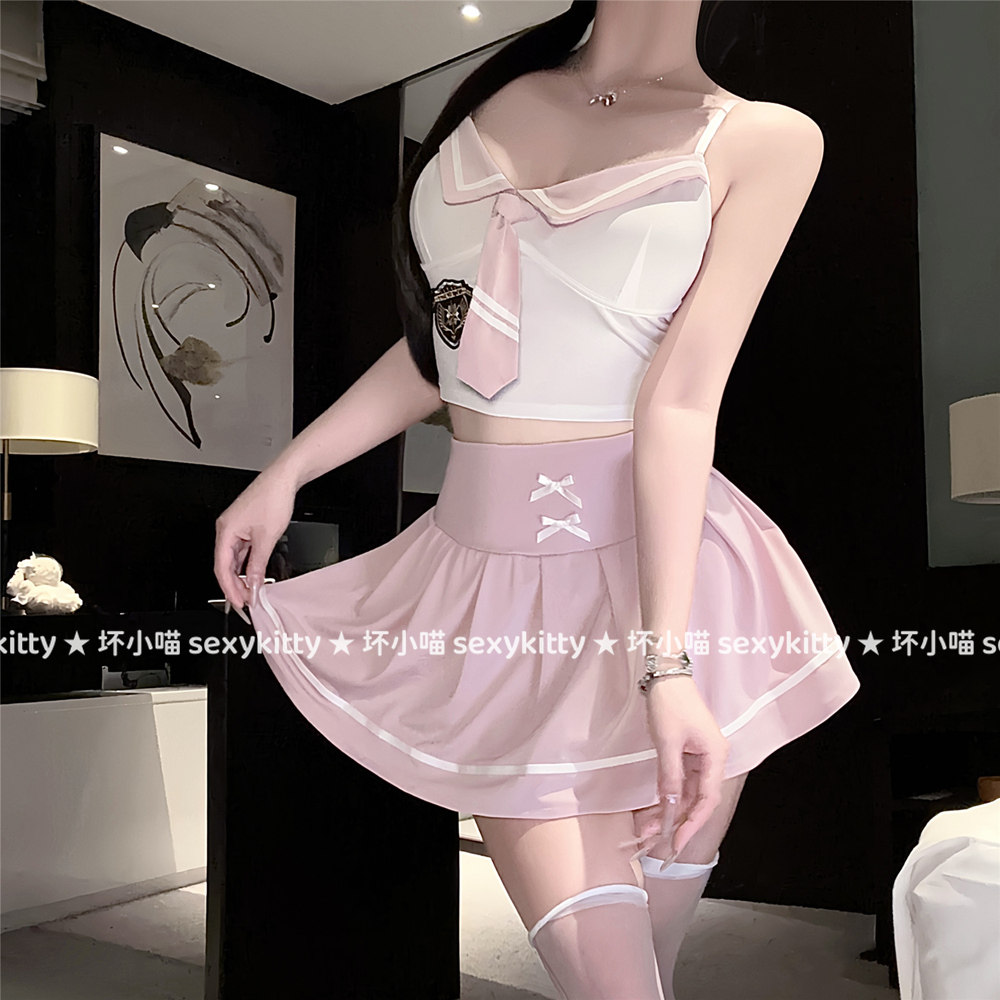 甜美学院风制服日系套装