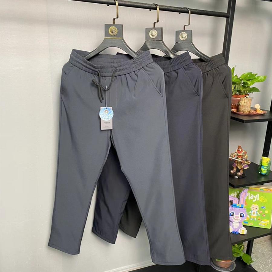 抗寒保暖松紧腰休闲直筒羽绒裤