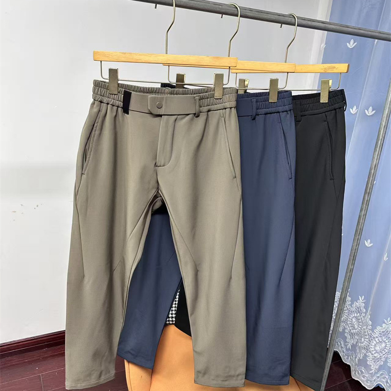 四面弹防风保暖加绒软壳休闲长裤