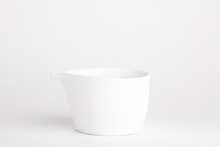 元气造物~生活艺术 安藤雅信作品：白糖釉片口 矮款