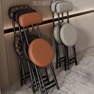 便携阳台休闲靠背折叠椅椅子 家用宿舍大学生凳餐椅