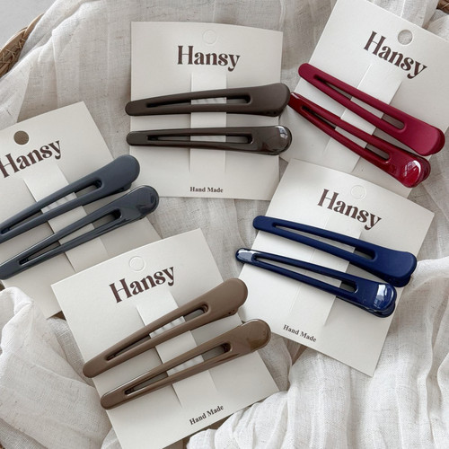 洗脸化妆夹刘海夹大号磨砂亮面