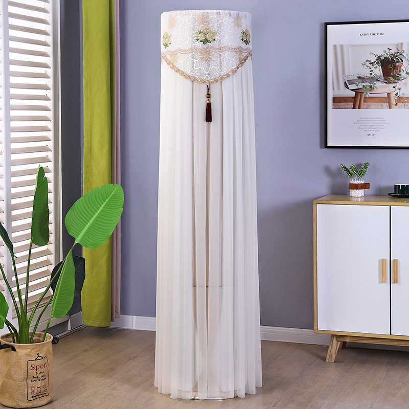 空调防尘罩子套立式柜机圆柱形格力海尔客厅圆柱形盖布