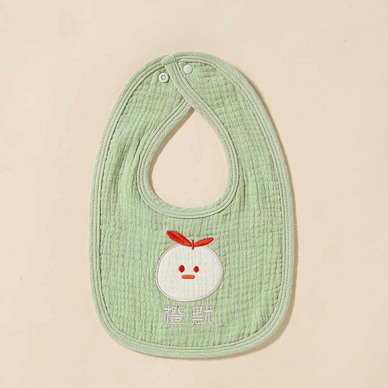 婴儿口水巾宝宝围嘴刺绣纯棉6层纱布吸水新生儿口水围兜四季透气,婴童用品,口水巾,淘宝优惠券,粉丝福利购,淘宝优惠卷