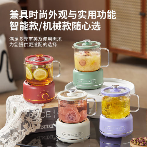 纯玻璃养生壶礼盒装花茶