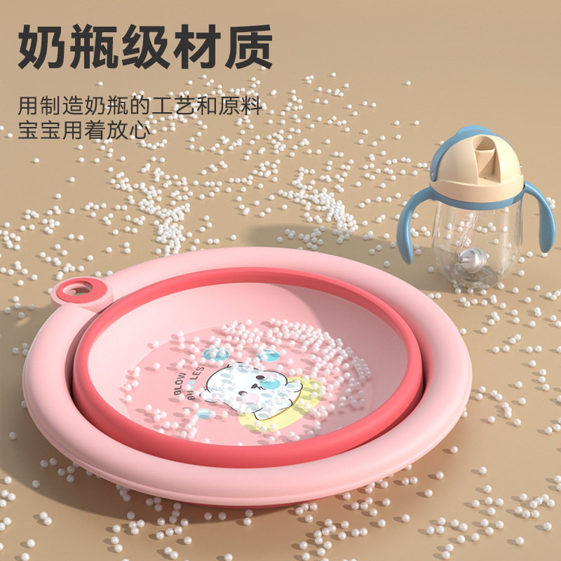可折叠洗脸盆学生宿舍家用式旅行孕妇婴儿洗衣大号洗脚小盆子