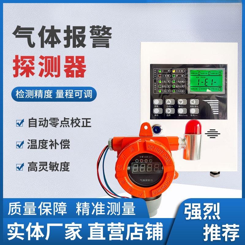 可燃气体报警器天然液化气浓度检测仪工业氨氯气泄漏硫化氢探测器