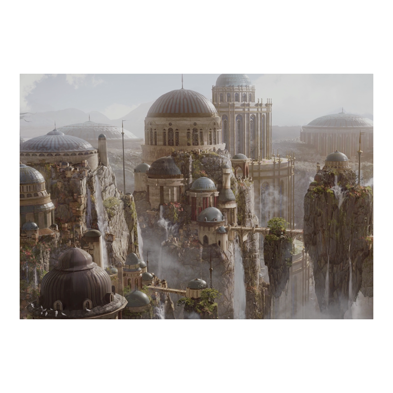 Blender教程科幻圆顶古堡三辅二环境概念设计动画制作视频课程