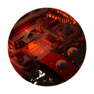 Maya/3dMax教程动画制作国风海山欲流程案例UE4渲染教学视频课程