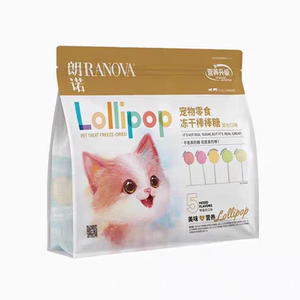 朗诺鸡肉冻干新版棒棒糖猫咪零食羊奶棒幼猫成猫鸡胸肉磨牙棒猫条