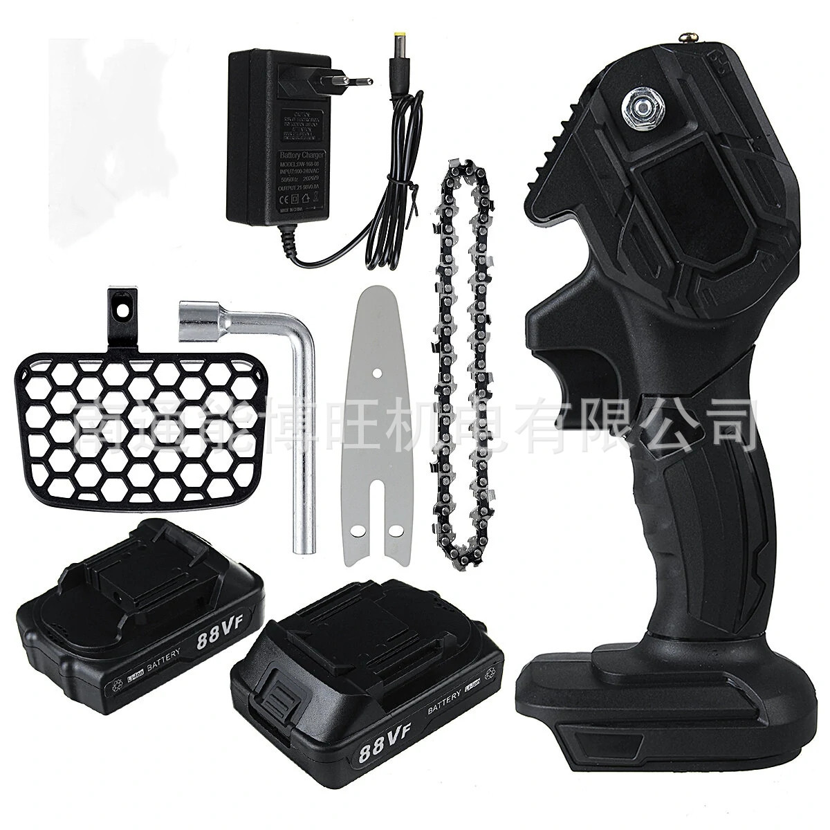 迷你电链锯无线手持充电电锯木工锯园林伐木锯电动锯锂电链锯