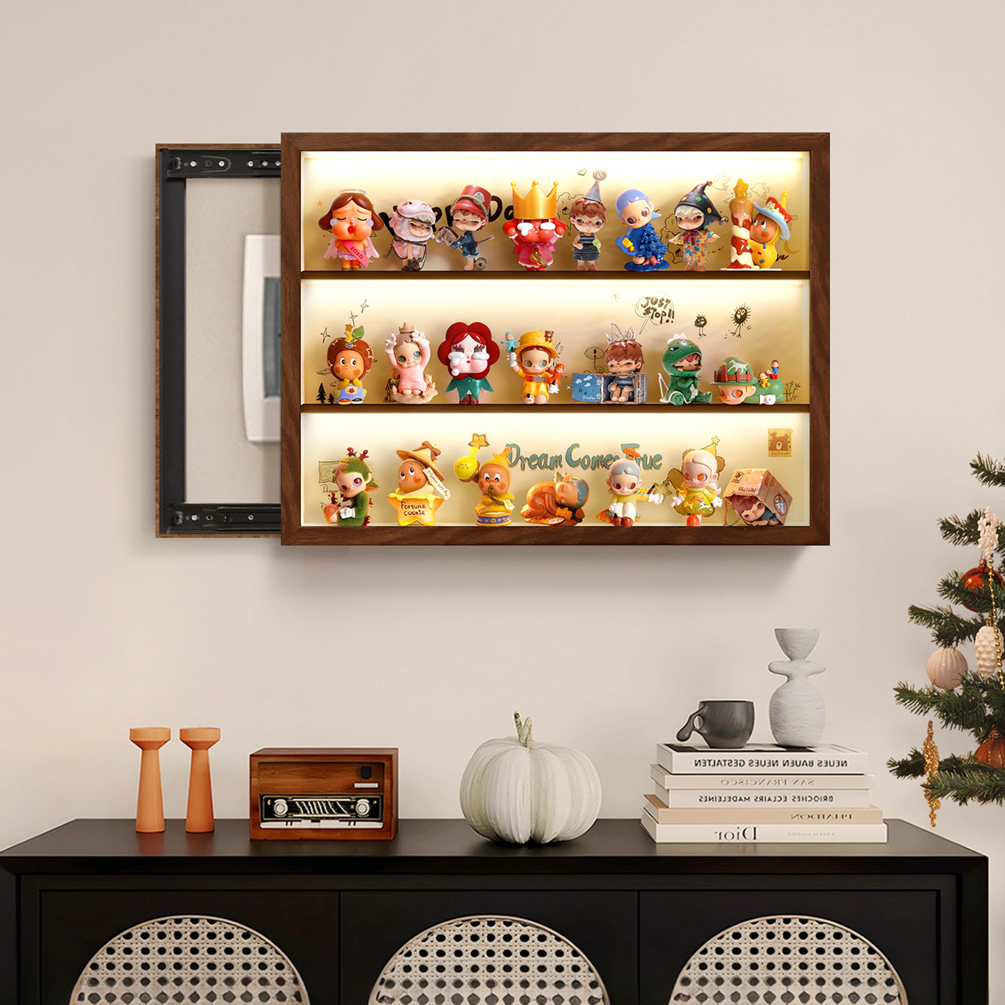 壁挂盲盒电表箱装饰画2026新款入户门餐厅墙上电闸遮丑灯画高级感,淘宝优惠券,粉丝福利购,淘宝优惠卷