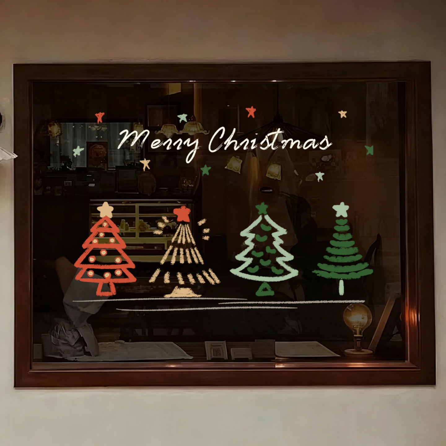 圣诞节装饰品拍摄道具树静