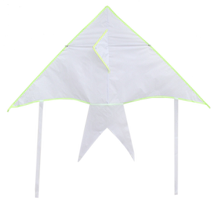 1.4米空白燕鱼风筝diy自制材料手工涂鸦绘画风筝儿童微风易飞