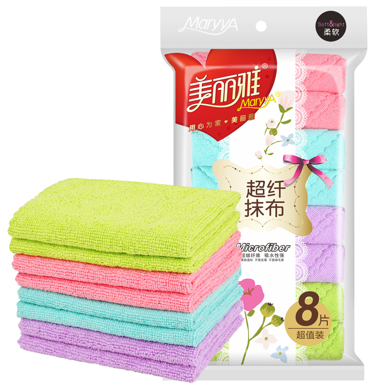 美丽雅抹布片装超强吸水