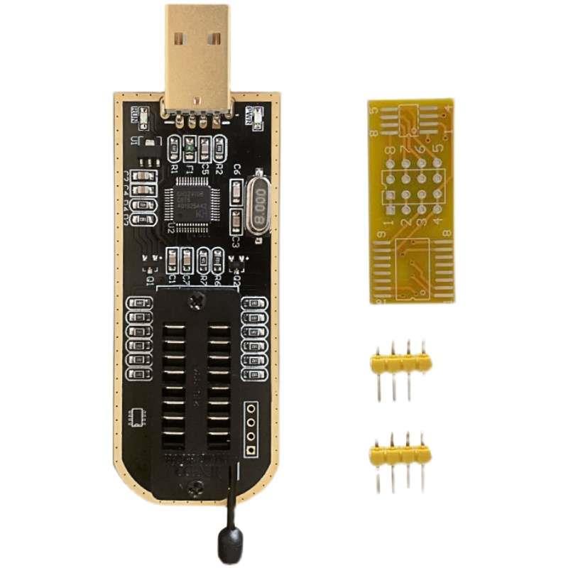 土豪金XTW-3编程器 USB 主板BIOS SPI FLASH 24 25读写 烧录器
