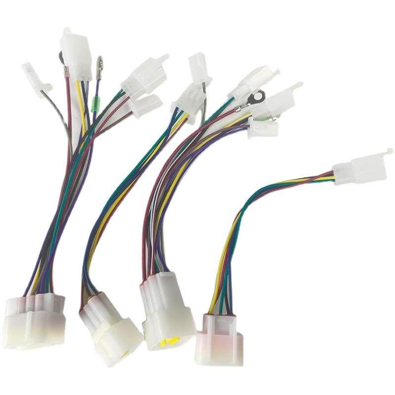 电动三轮车控制器线束转换头 防水9孔变换普通插头电机霍尔转接头