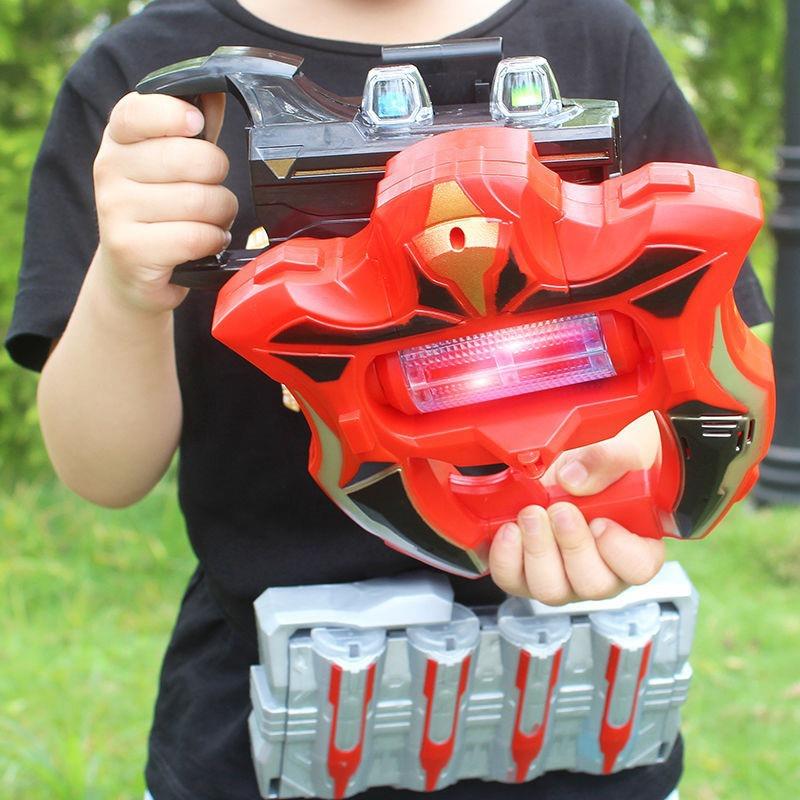 捷德奥特曼升华器变身器赛罗眼镜人偶玩具套装感应发光胶囊腰带