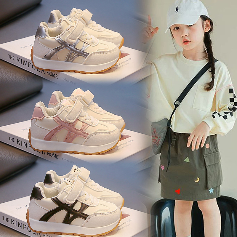 女童宝宝鞋子皮面阿甘鞋1-6岁