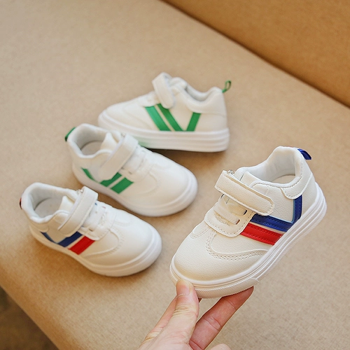 Детская дышащая белая обувь, кроссовки для мальчиков, универсальная спортивная обувь, туфли, осенняя, 6 лет