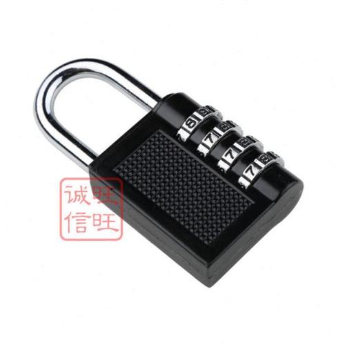 金属大号4位密码锁 大密码挂锁头 健身房密码门锁 文件柜箱包锁子