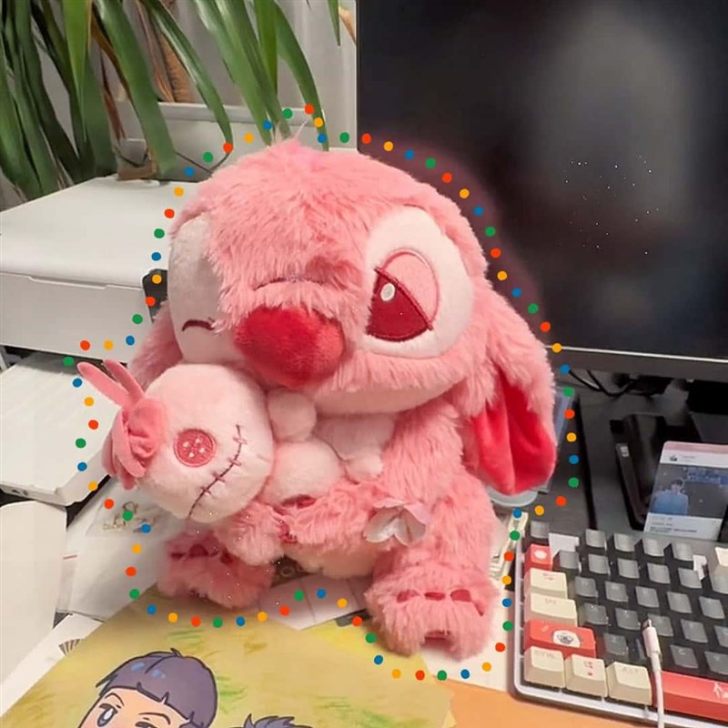 抱抱公仔可爱陪睡送女友闺蜜y生日礼物粉嫩少女心长毛绒软萌安琪