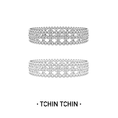 TCHINTCHIN 梦境花园系列 桂花串珠手链 手工拉丝