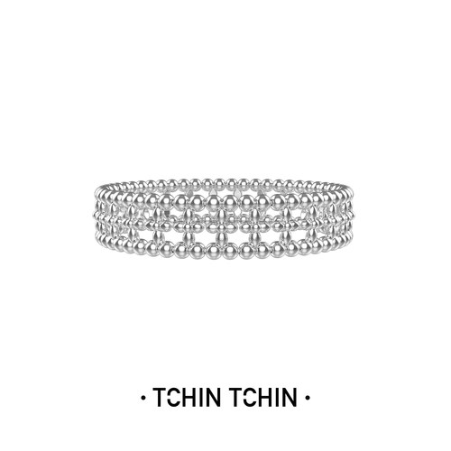 TCHINTCHIN 梦境花园系列 桂花串珠手链 手工拉丝