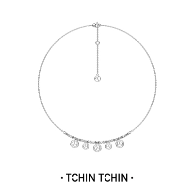 TCHINTCHIN 度假系列 镂空手工树纹肌理吊坠项链锁骨链