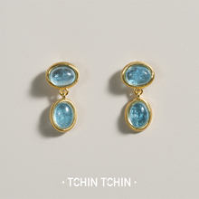 TCHINTCHIN 雕塑系列 莫比乌斯环 水晶耳坠