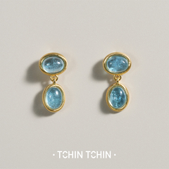 TCHINTCHIN 雕塑系列 莫比乌斯环 水晶耳坠