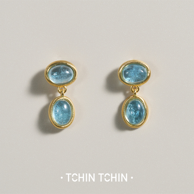 TCHINTCHIN 雕塑系列 莫比乌斯环 水晶耳坠