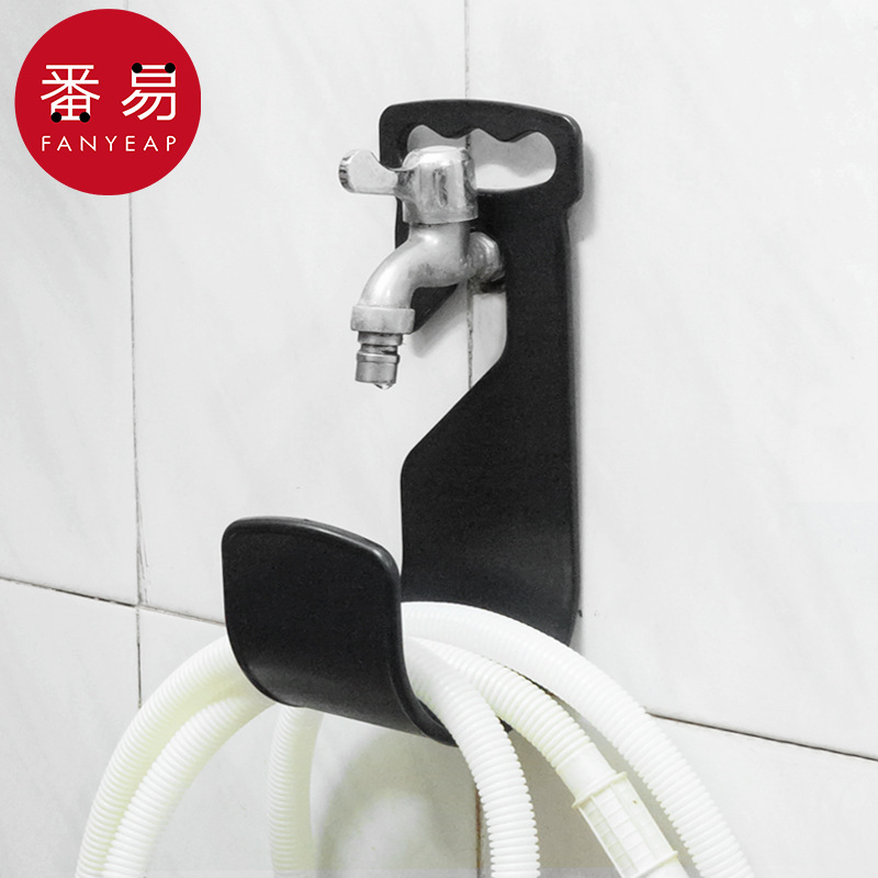 水管挂钩A1p608-户外壁挂式水管挂钩便携塑料挂钩承重水管收纳架