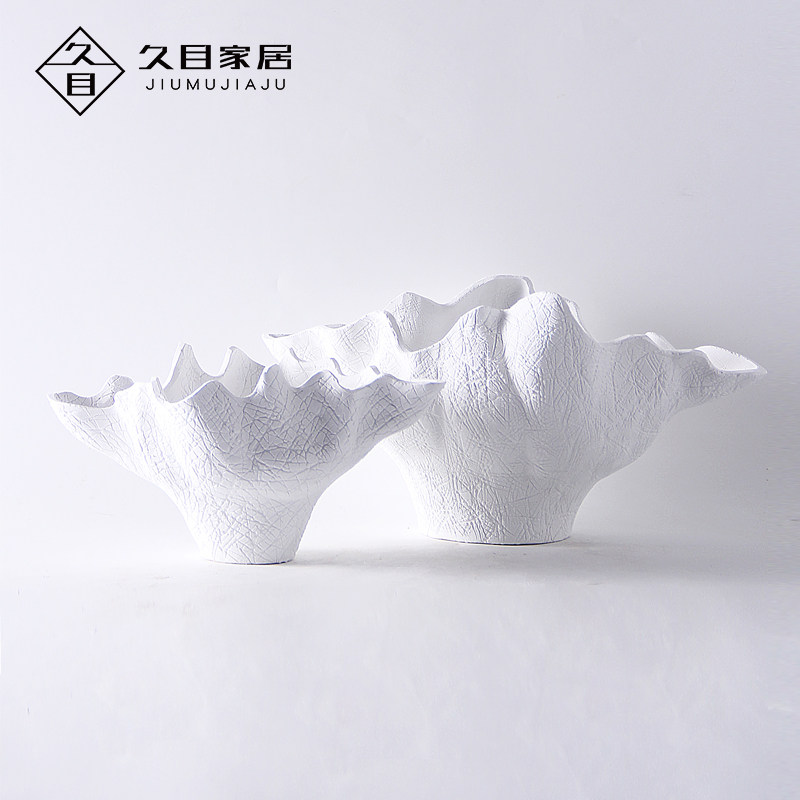 中式风样板间花盆异形陶瓷工艺品