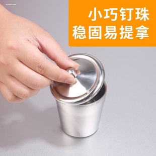 304不锈钢杯盖子马克杯盖防尘盖圆形水杯盖茶杯口盖防摔耐用